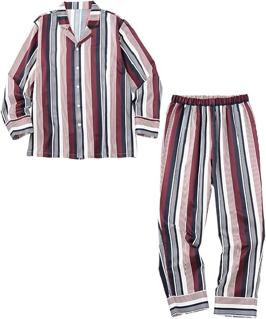 Amazon ピーチ ジョン メンズパジャマ メンズ裏起毛サテンパジャマ ストライプ 日本 M L 日本サイズm L相当 パジャマ 通販