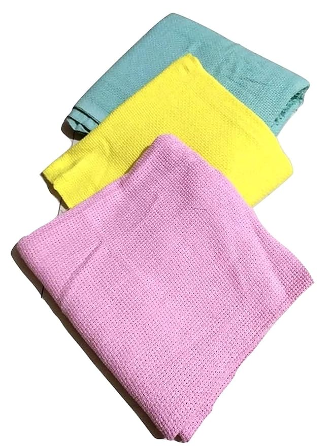 The Lovely Creations Matty Fabric for Embroidery Cross Stitch, Yellow