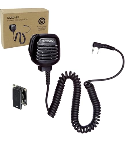 Amazon.com: commountain 2-Pin Speaker Mic for Kenwood Radios
