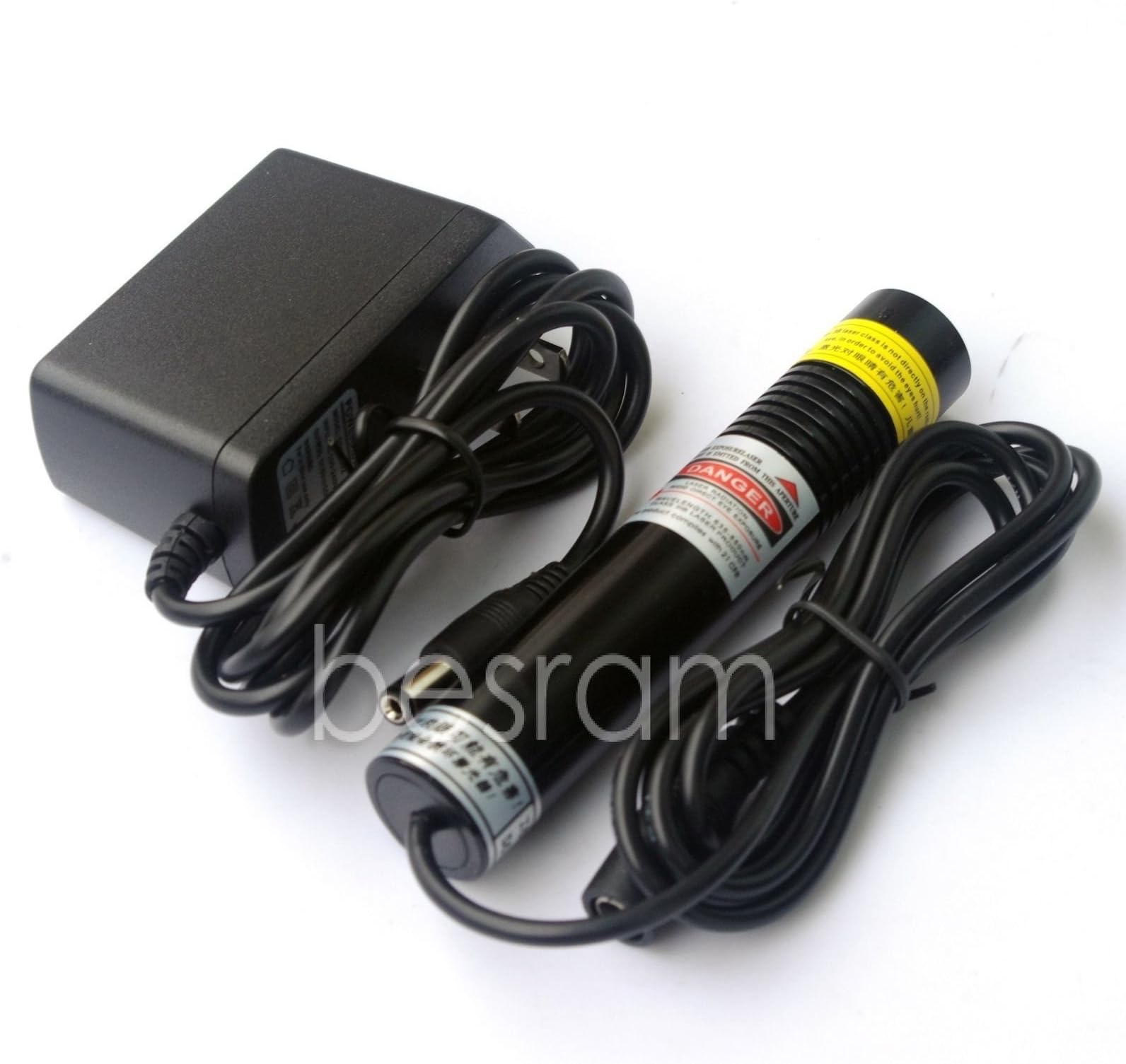 Laserland 20x110mm Waterproof 650nm 658nm 100mw Red Dot Laser Module Diode K9 Glass Lens for Stage Lighting, Alignment