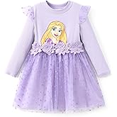 Disney Princess Frozen Minnie Mouse Dress Girls Sparkle Ruffle Tulle Tutu Birthday Party Fall Outfits Clothes Baby to Toddler