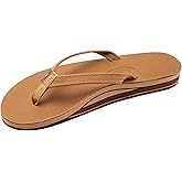Rainbow Sandals Women's Double Layer, Narrow Strap, Leather Sandals w/Arch