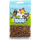 Perler Beads Fuse Beads for Crafts, 1000pcs, Light Brown