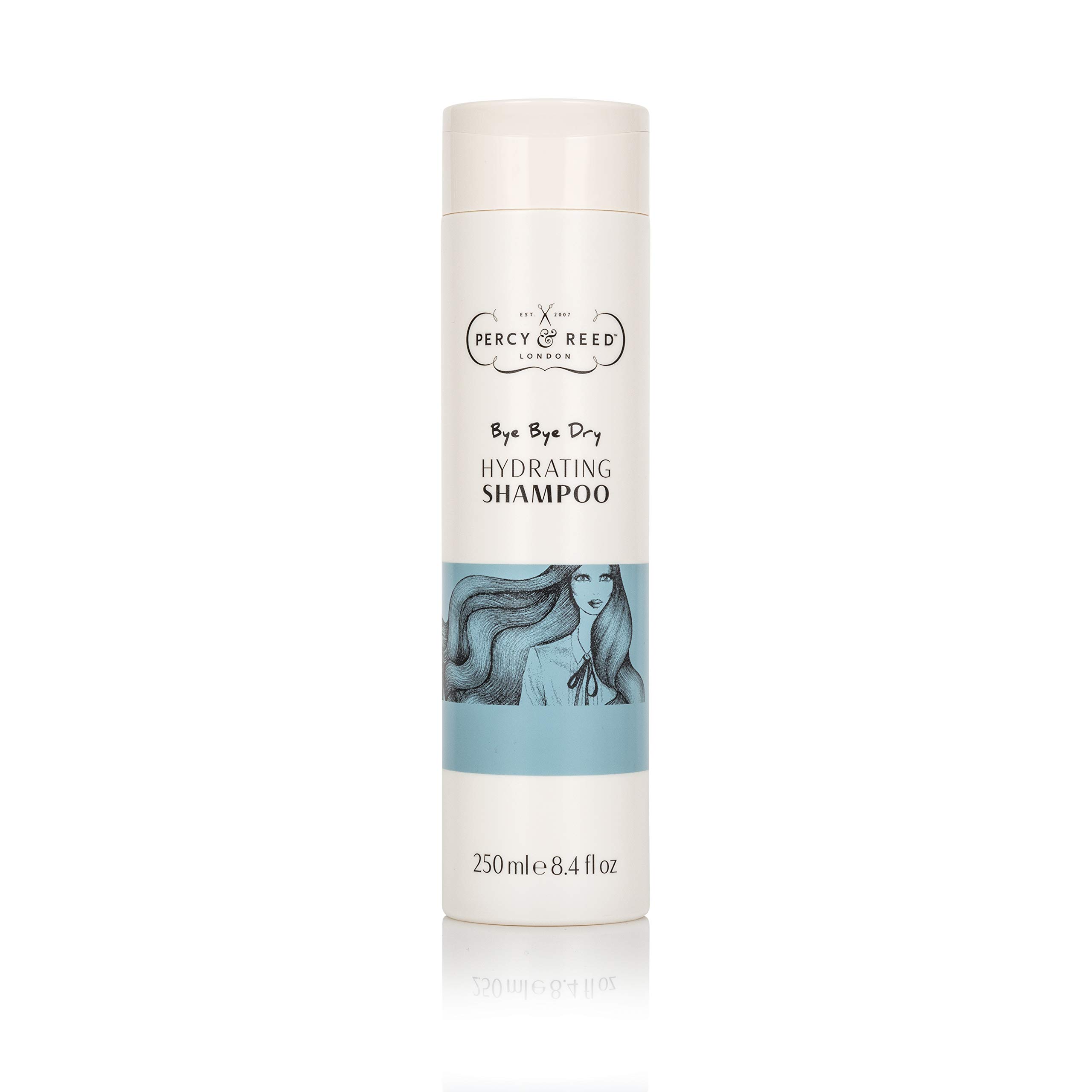 Percy & Reed Bye Bye Dry Hydrating Shampoo - Reduces Split Ends, Strengthens and Smoothes Dry & Damaged Hair - Fights Frizz and Repairs Appearance of Dull Hair - 250ml