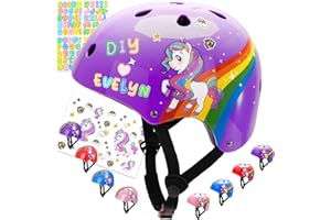 UNICORN HUNTER Unicorn Helmet for Kids 3-5 5-8 8-14 Toddler Helmet Adjustable Bicycle Helmet Kids Bike Helmet for Skateboarding Cycling Roller Skating Balance Bike Skating Scooter
