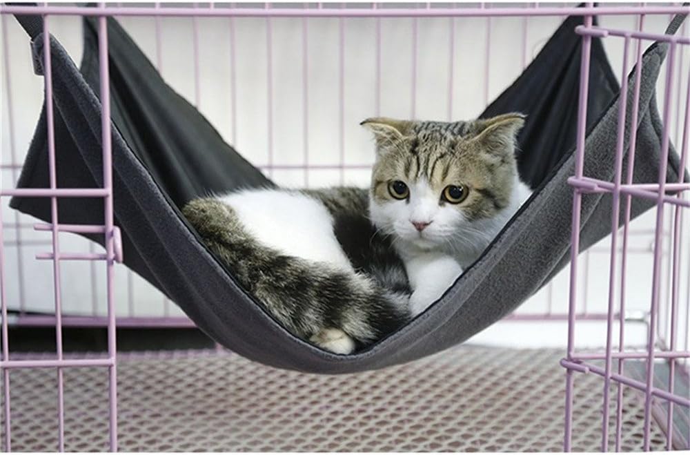 Amazon ハンモック 猫 猫のハンモック小動物ねこ用ケージペットハンモック吊るす防水 その他小動物 22 X17cm に冬夏両用洗える人気ペット用品 Purestore Direct ベッド ソファ 通販