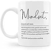 BESERH Motivational Coffee Mug, Mindset Funny Mug, Appreciation Gift for Boss Leader Mentor Coach Coworker, Inspirational Gifts for Men, Inspirational Mugs for Women