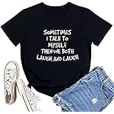 LOOKFACE Women Soft Tees Cute Graphic T Shirts