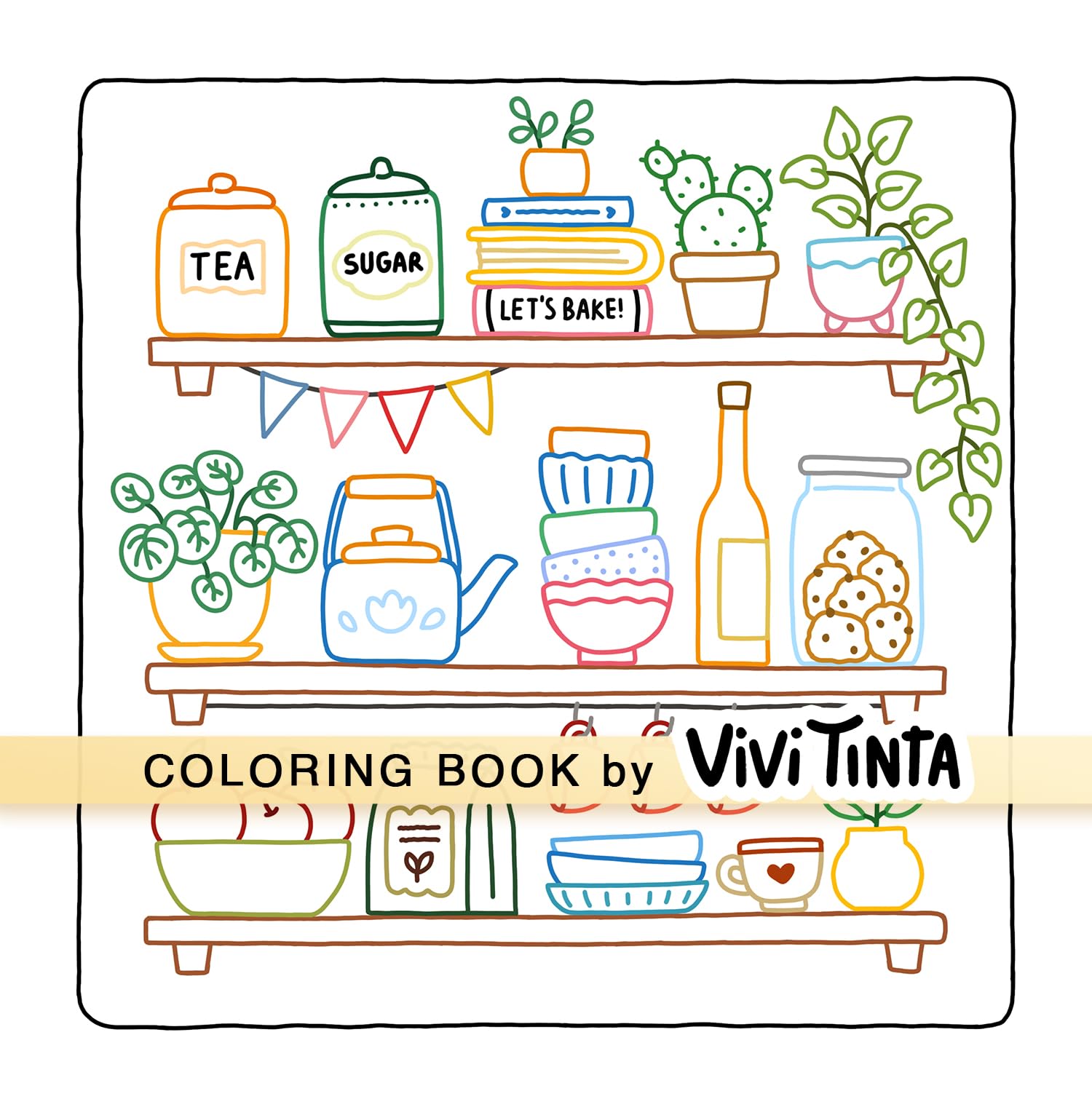 Color By Line: Coloring Book for Relaxation Featuring Vibrant Colored Outlines Color By Line: Coloring Book for Relaxation Featuring Vibrant Colored Outlines Paperback