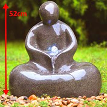 Lotus Extérieur Jardin Jeu Deau Fontaine Cascade Avec 6