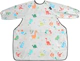 PewinGo Weaning Bib Full Cover Highchair Long Sleeves Waterproof