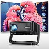 [360°Adjustable Stand] Mini Projector with WiFi