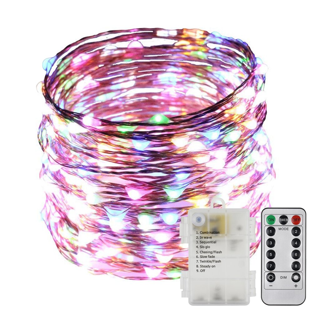 ErChen Battery Operated 40 FT 240 Led Fairy Lights, Remote Control 8 Modes Dimmable Waterproof ErChen Battery Operated 40 FT 240 Led Fairy Lights, Remote Control 8 Modes Dimmable Waterproof