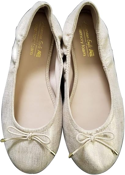 Amazon Co Jp アメリカンイーグル ガールズ Us サイズ 6 M Us カラー ゴールド シューズ バッグ