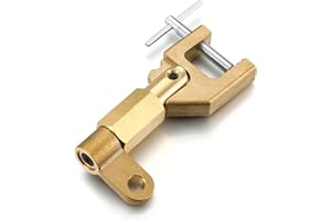 Pelopy Welding Ground Clamp Brass 0.87kg 600 Amp Ground Clamp Standard Solid Brass Clamps for Industrial Use