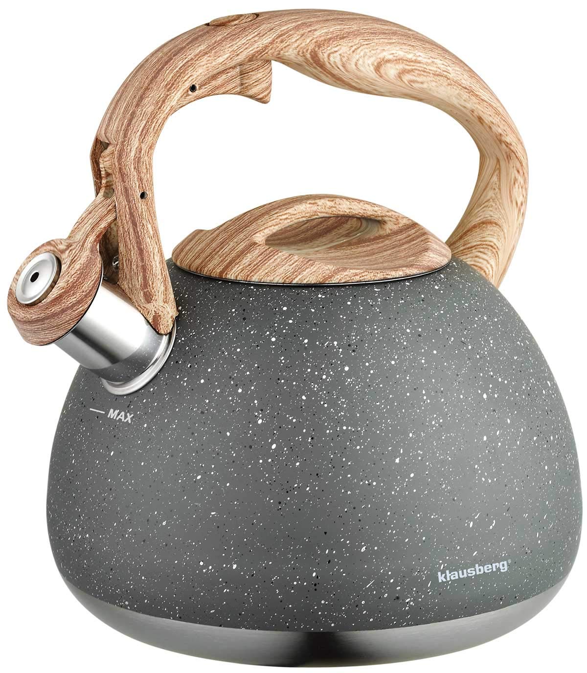 Klausberg KB7369 Whistling Kettle 2.8 L Marble Coating Amazon.co.uk