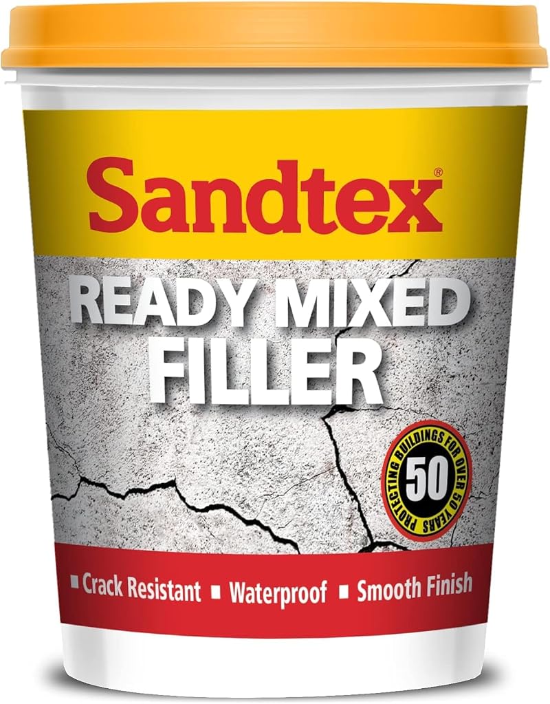 Sandtex Masonry Filler 500ml Crack Resistant Waterproof Smooth Finish