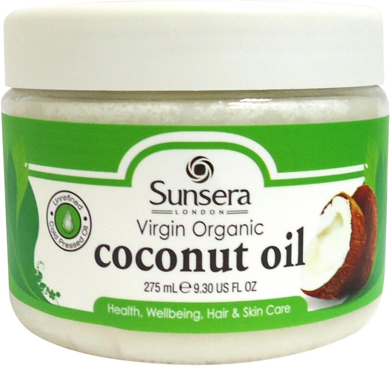 SUNSERA Virgin Organic Coconut Oil 275ml Amazon.co.uk Beauty