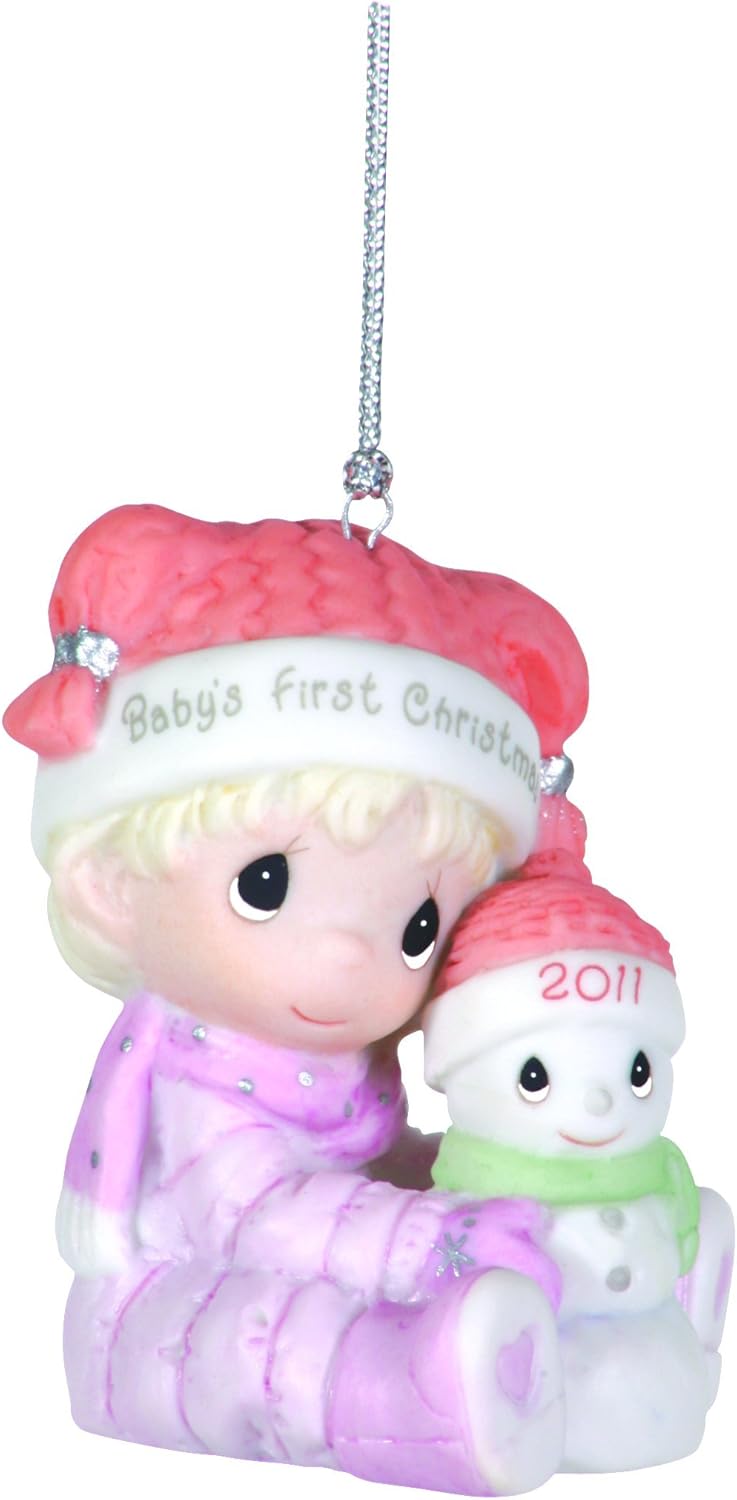 precious moments baby's first christmas ornament