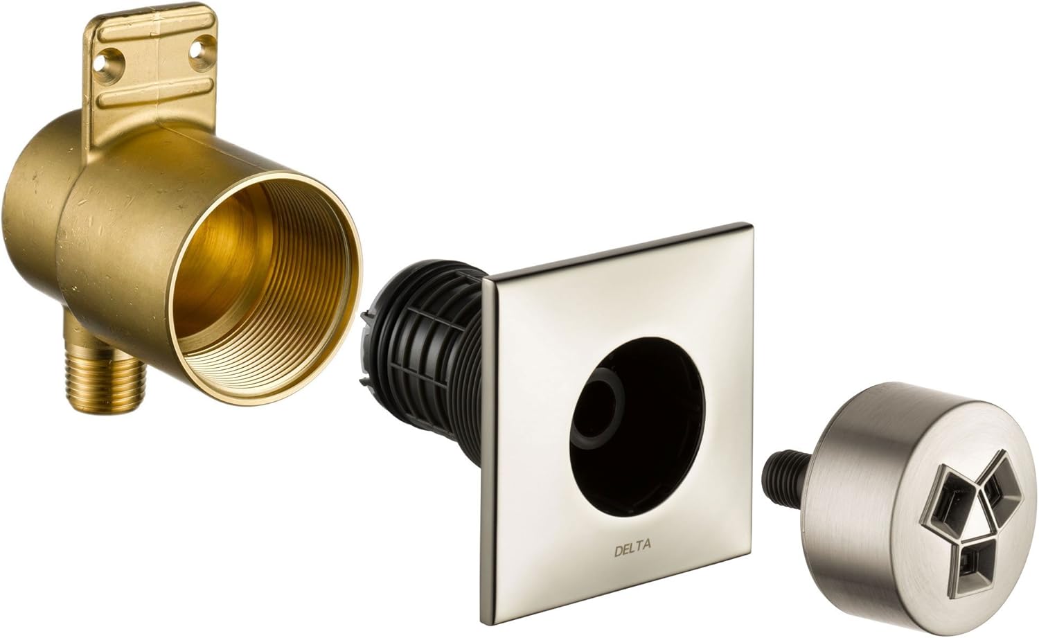 Delta Modern Stainless Steel Finish Hydrachoice Body Spray With