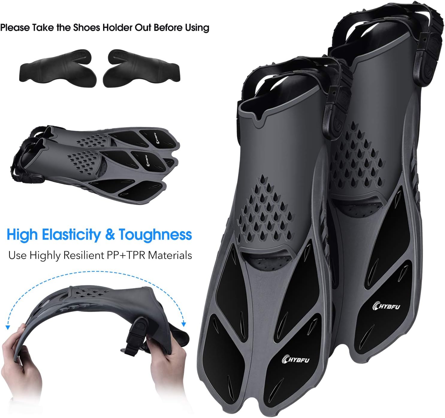 CHYBFU Mask Fins Snorkel Set with Adults Snorkeling Gear, Panoramic View Diving Mask, Dry Top Snorkel, Diving Flippers and Gear Bag, Snorkeling Packages for Snorkeling Swimming Scuba Diving Training : Sports & Outdoors