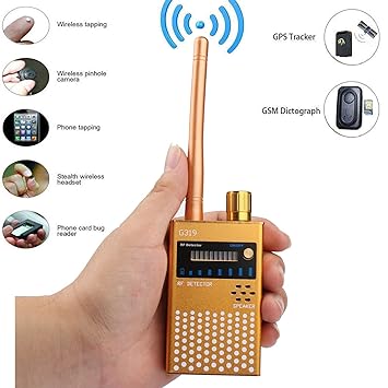 Amazon.com: Detector antiespía, detector inalámbrico de ...
