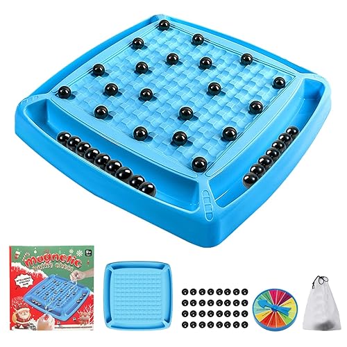 Magnetic Game Chess, 32 Pcs of Magnetic Chess Pieces, 2 to 4 Players, Suitable for Children and Adults Family Table Games