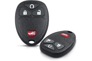 Montgopest Car Key Fob Keyless Entry Remote Compatible with Chevy Silverado Avalanche Captiva Equinox Tahoe Traverse, GMC Sierra Acadia Savana Yukon, Remote Start Replacement OUC60221, OUC60270