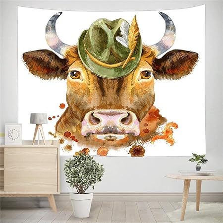 N / A Casa de la Granja Animal Tapiz de Pared Arte Decoración para el