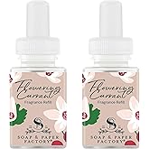 Pura and Soap & Paper Factory Home Scent Refill - Smart Home Air Diffuser - Up to 120-Hours of Luxury Fragrance per Refill - Clean & Safe Diffuser Fragrance - 2 Pack, Flowering Currant