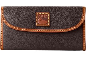 Dooney & Bourke Handbag, Pebble Grain Continental Clutch