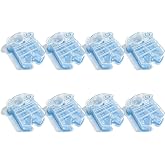 8-Pack CCR Cleaning Cartridges Compatible with Braun Stations | Compatible with Braun Clean &amp; Charge and Clean &amp; Renew stations that use CCR cartridges, shaver and station not included