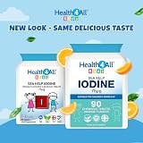 Health4All Sea Kelp Iodine 75µg 90 Chewable TabletsKids 3+ UK view 2