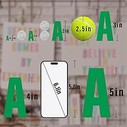 Llewyn 385 Pieces 10 Sheets Letter Stickers,Vinyl