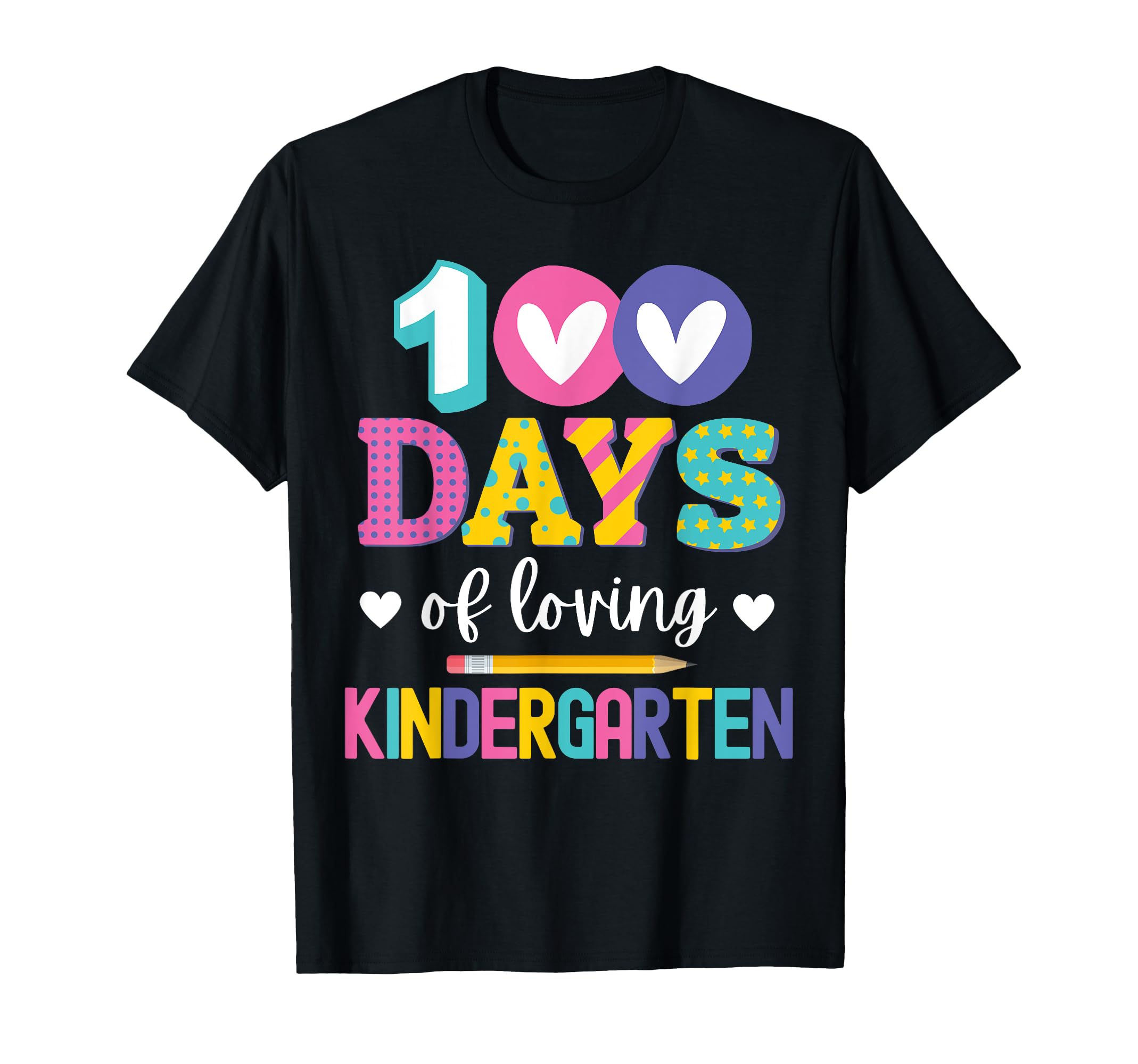 Photo 1 of 100 Days Of Loving Kindergarten 100th Day Of School T-Shirt