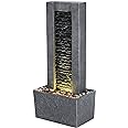 Teamson Home Demeter 29 inch Outdoor Water Fountain with LED Lights