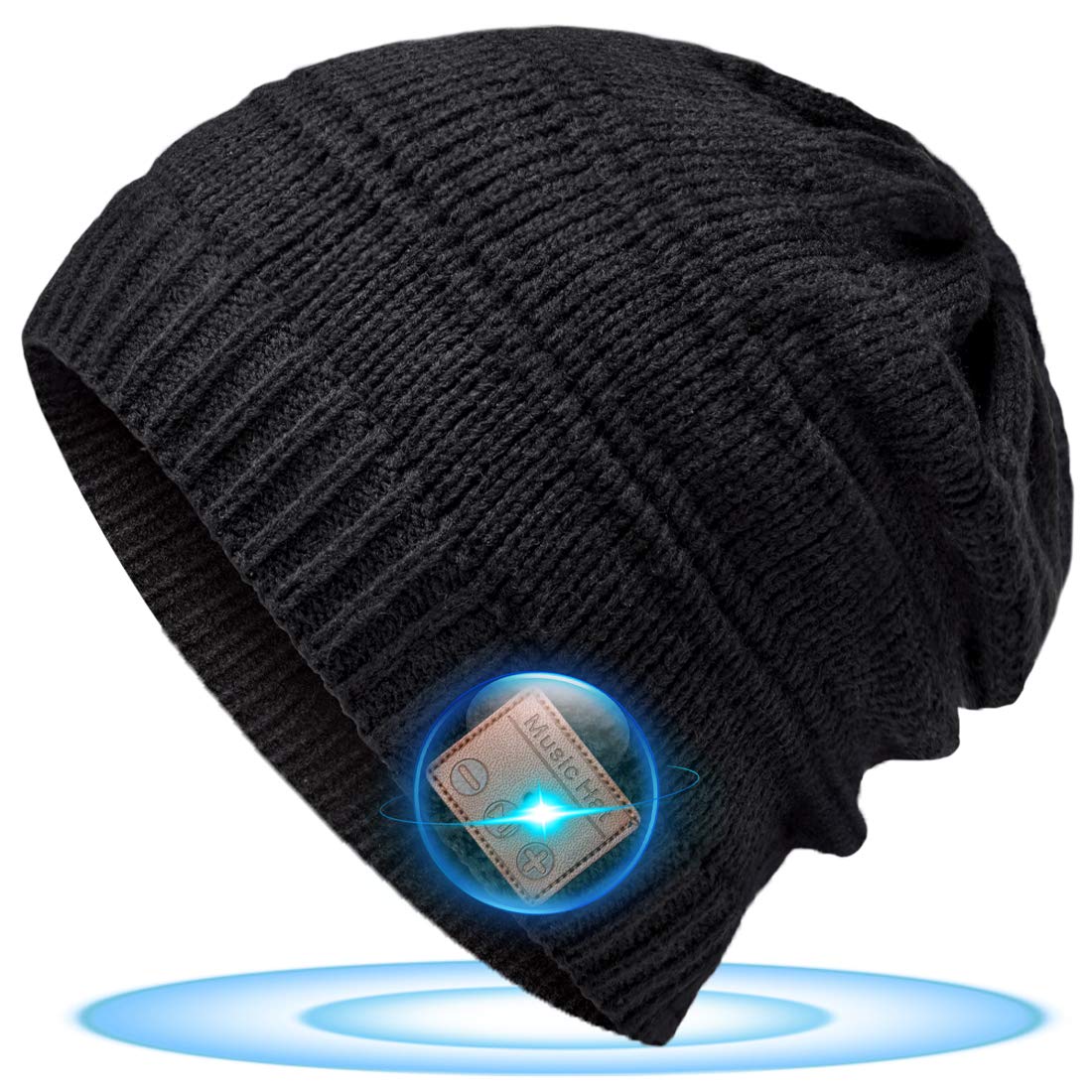 Mens Gifts Bluetooth Beanie Hat-Christmas Tech Gifts Stocking Fillers for Men/Women/Teens/Boys/Adults,Novelty Music Gifts Hat Running/Fishing/Cycling Gifts,CoolStuff Birthday Valentines Gifts for Him