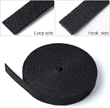 KUUQA Hook Loop Cable Ties 6M x 2CM Reusable Self Adhesive Straps Organizer view 2