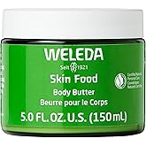 Weleda Skin Food Body Butter 5 Fluid Ounce, Sustainable Glass Jar, Plant Rich Hydrating Moisturizer with Shea and Cocoa Butte
