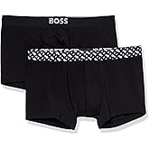 BOSS Men's Two Pack Festive Silver Band Trunk Gift Set