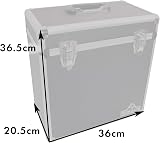 Gorilla DJ LP50 12 Inch Vinyl Record Storage Box Case Black with Free Cleaning view 9