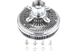 VIPCAR 2843 Severe Duty Thermal Fan Drive Clutch for Chevy/GMC [6.6T V8] Turbo Diesel, 2001-2005 Silverado(Sierra) 2500 HD/3500, 2006-2009 Express(Savana) 2500/3500, Turbo Diesel Fan Clutch 6.6T V8