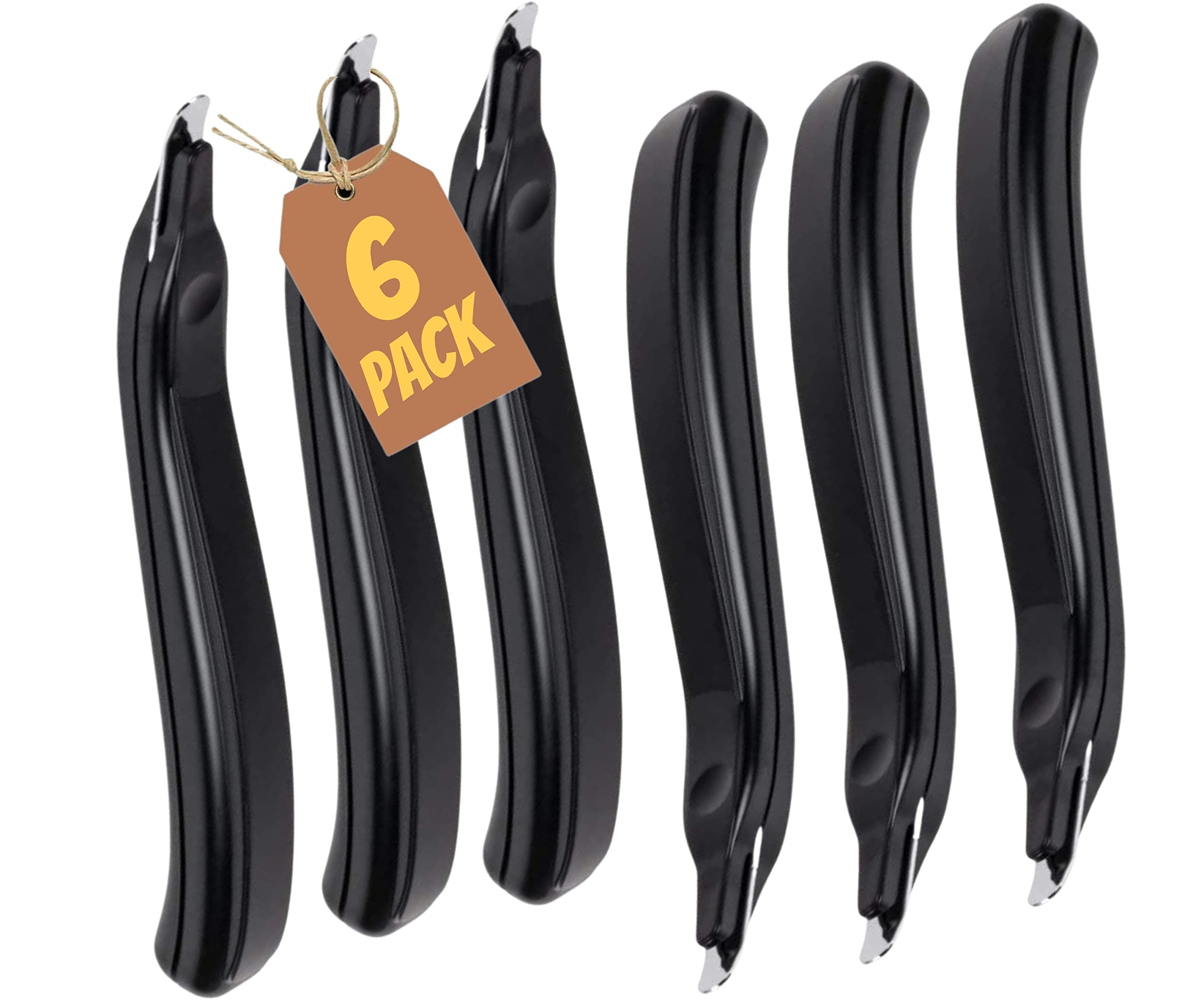 Photo 1 of 1InTheOffice Staple Remover Tool, Staple Puller, Staple Remover Stick, Magnetic, Black, 6 Pack