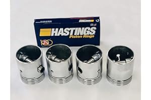 GUARDIAN ENGINE KITS Pistons & Rings combo kit compatible with 1946-72 Jeep 134 F head & L head 4 cylinder (Std 3.125" Bore)