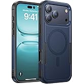DEVISELOVE Magnetic for iPhone 17 Pro Max Case Military-Grade Shockproof, Rugged Phone Case, Heavy Duty Protection [Compatible with MagSafe] Anti-Fingerprint Cover for iPhone 17 Promax 6.9", Blue