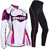 sponeed Women's Cycle Jersey Tights Padded Bike Clothing Bicycle Pants Cushion