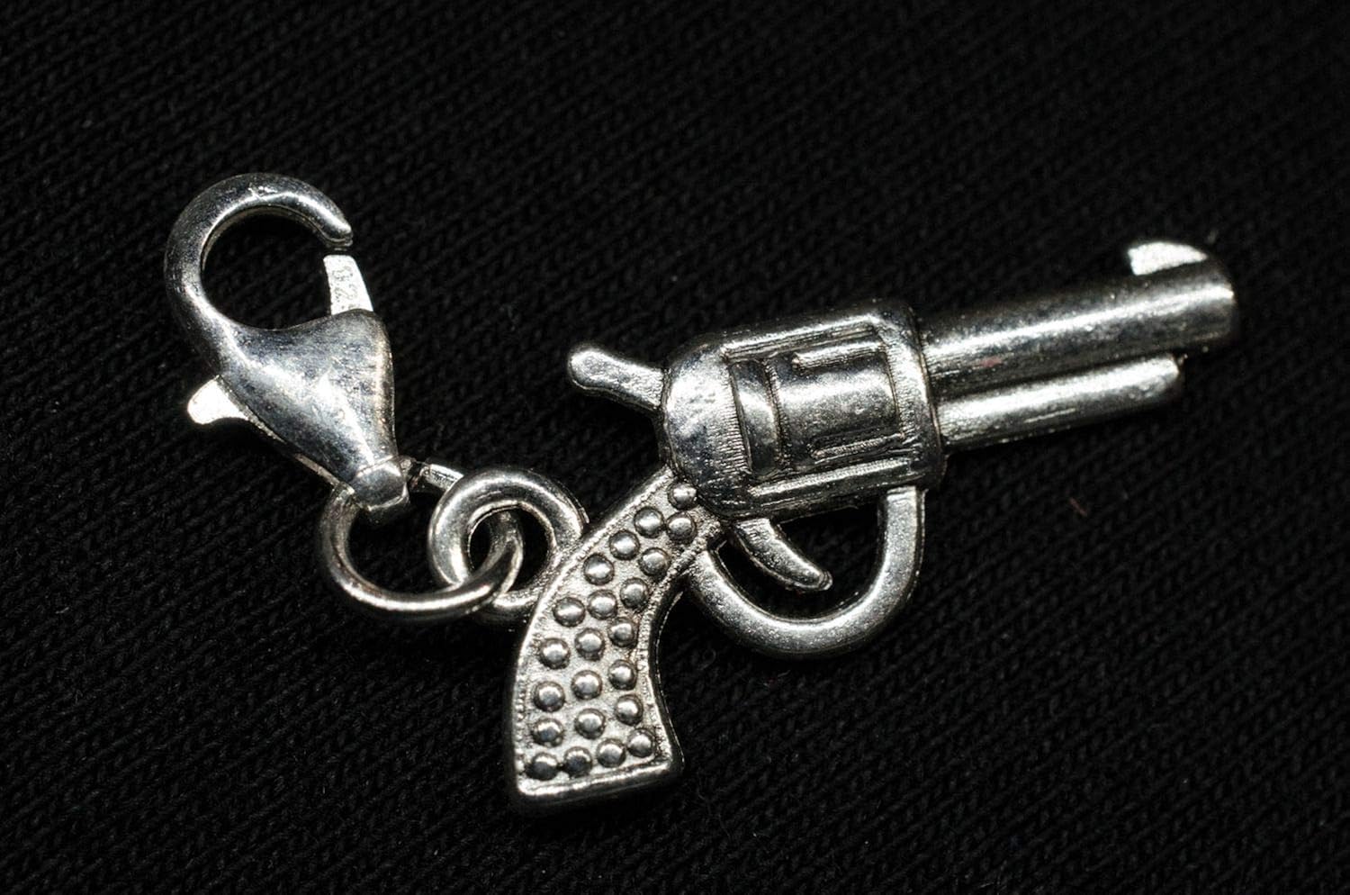 Miniblings Gun Charm Pendant Bracelet Wristlet Western Colts Revolver Cowgirl, Multicolored, 22mm - Image 4
