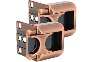 CZU Home Door Lock Security, Upgraded Safety Childproof Door Reinforcement Lock Latch (2-Pack), Extra Defend Door Lock for Inward Swinging Door