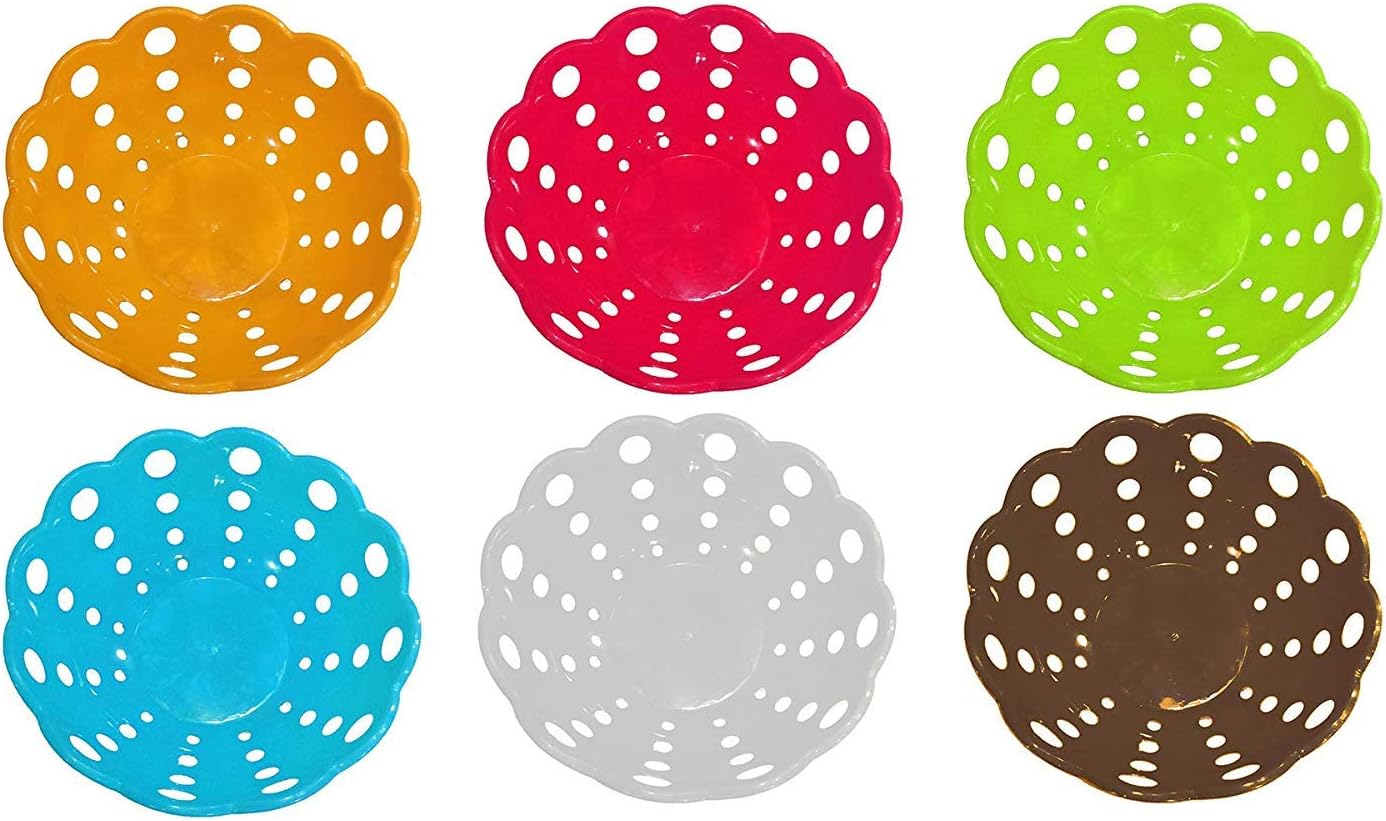 BOXO Kitchen Accessories for Storage (Set of 6) Vegetable Basket for Dining Table 30 Gm Multicolor Pack of 1