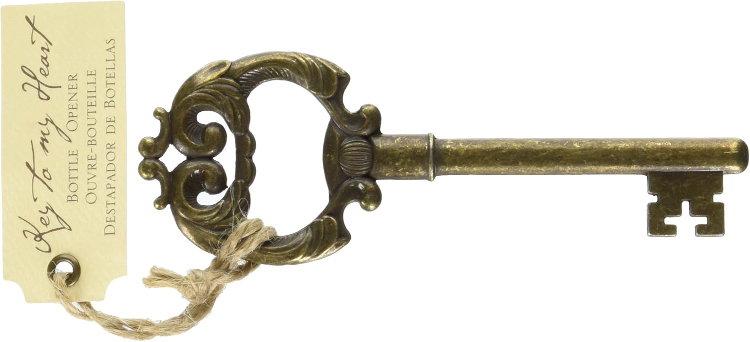 Kate Aspen"Key to My Heart" Antique Bottle Opener